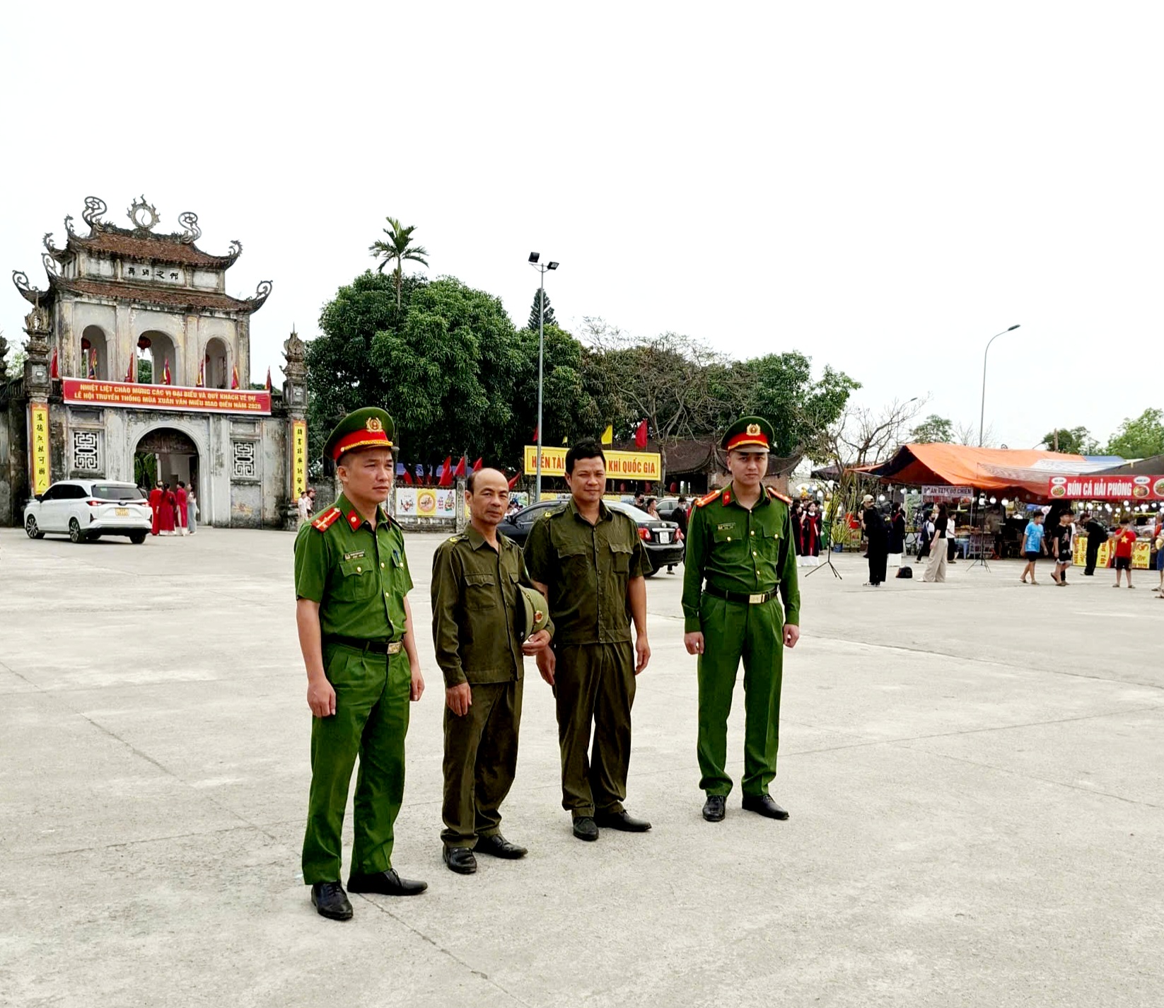Công an xã Mao Điền: Chủ động bảo đảm tuyệt đối an ninh, an toàn Lễ hội Văn Miếu Mao Điền 2026